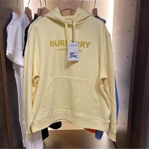 Burberry women lemon hoodie size Medium